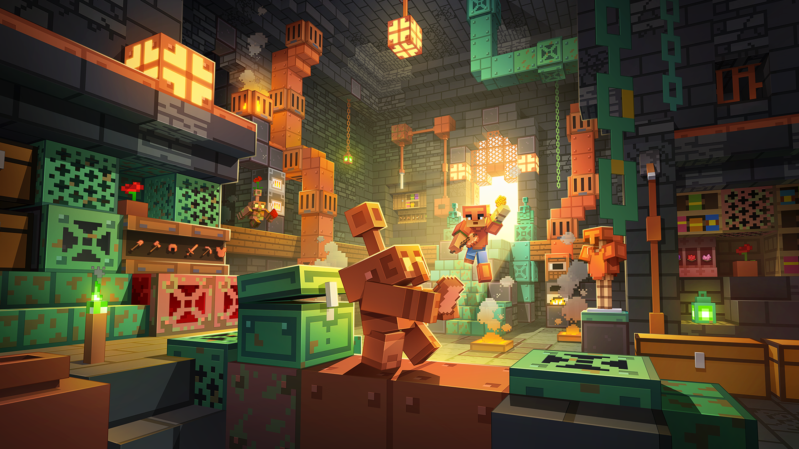Minecraft copper workshop